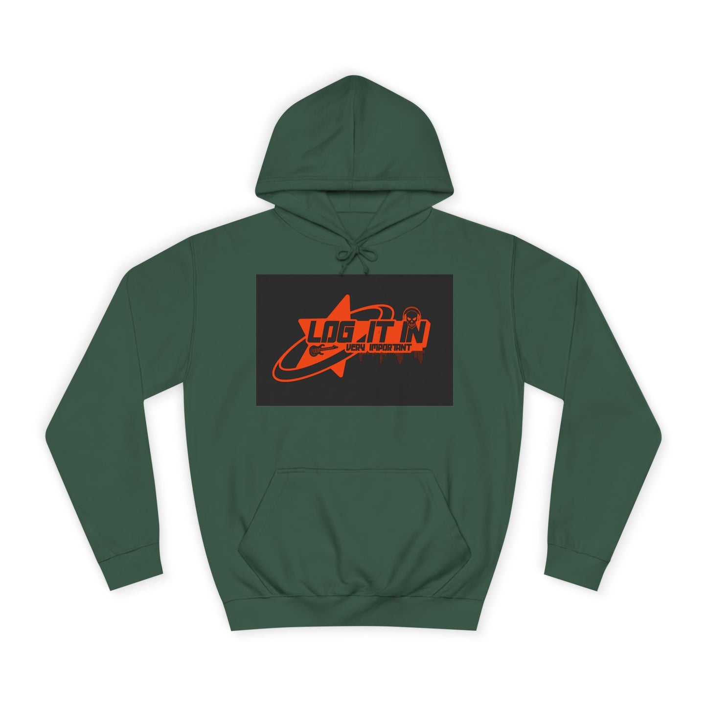 Unisex Log it in Hoodie, Casual trendy Wear, Gift, Graphic Hoodie, perfect fit Hoodie
