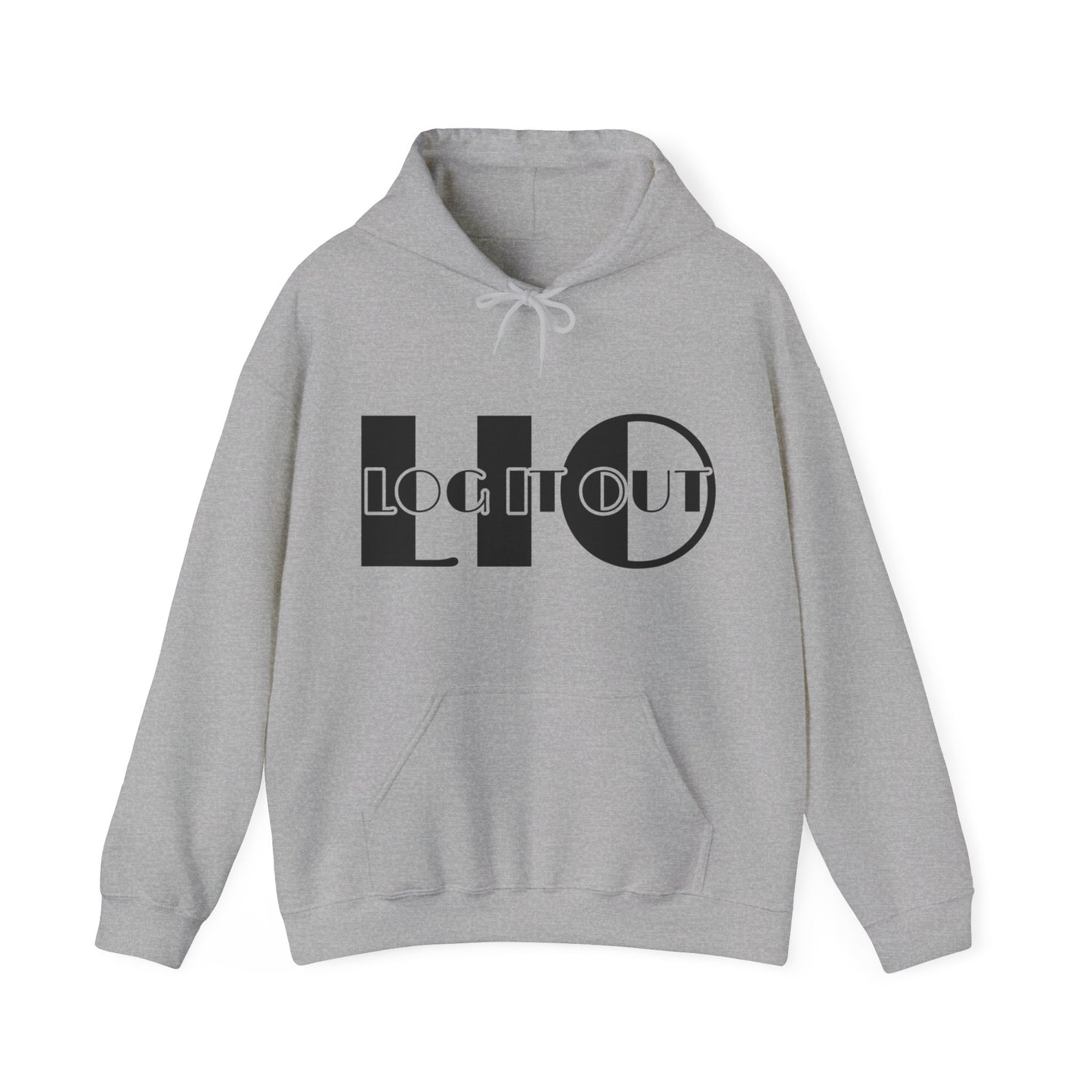 Log it out Unisex Heavy Blend™ Hooded Sweatshirt