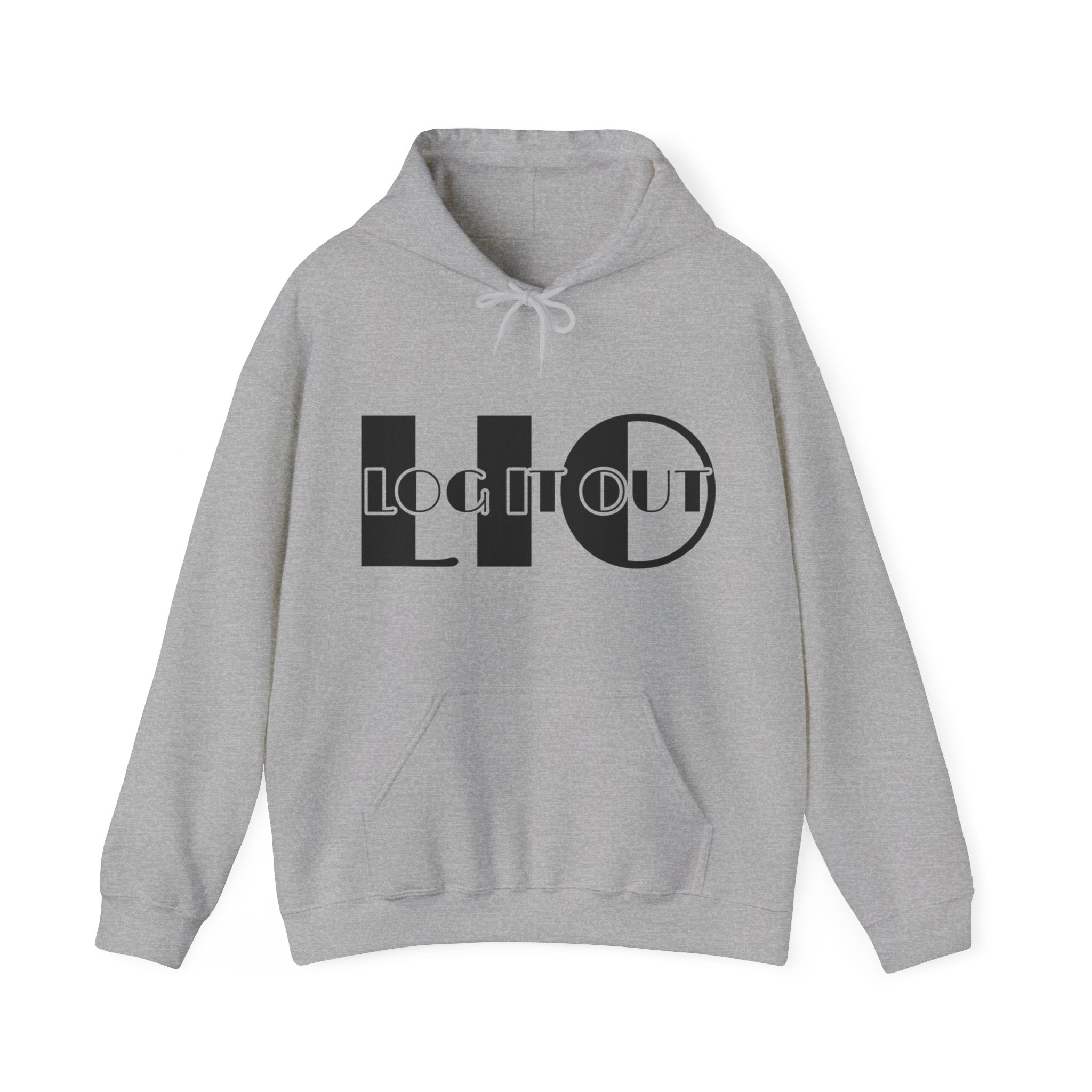 Log it out Unisex Heavy Blend™ Hooded Sweatshirt
