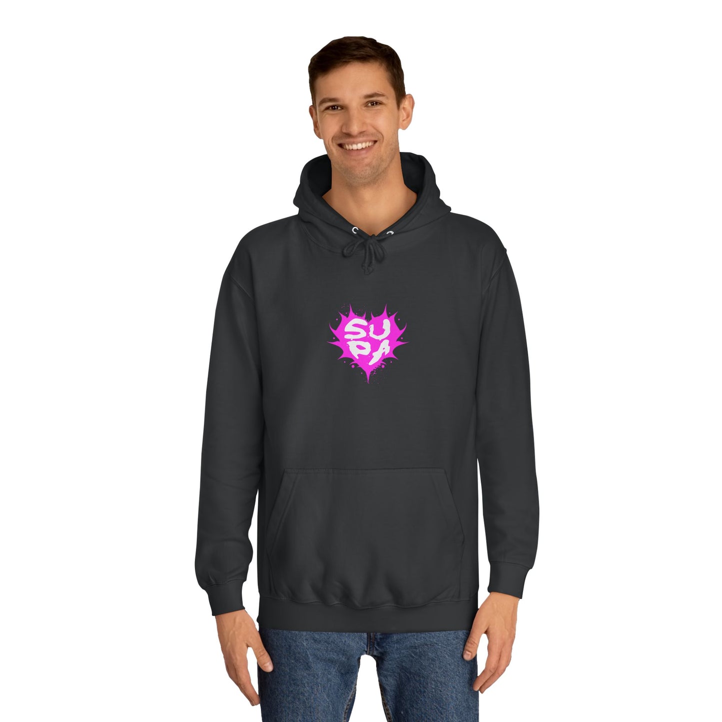 Supa Vibe Unisex Hoodie | Trendy Sweatshirt for, Casual Wear,Life, Gift for Graduates, Unique Fashion Statement