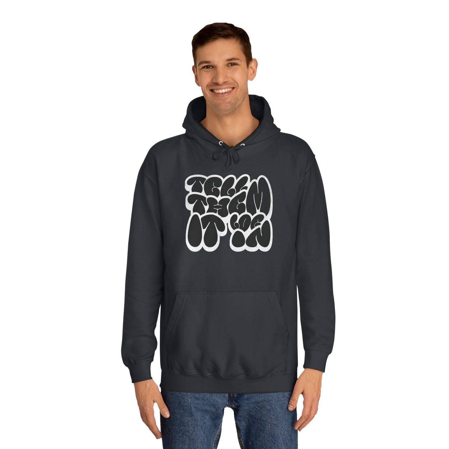 Unisex log it in Hoodie, Trendy Apparel, Casual Streetwear, Perfect for Gifts, Everyday Comfort Wear
