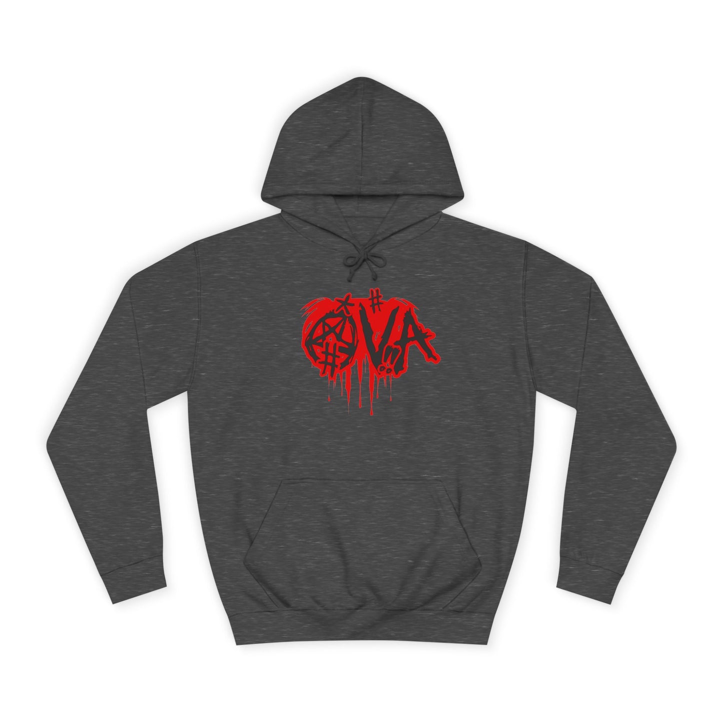 Edgy Unisex Hoodie with Graffiti-Style Print, Urban Streetwear, Apparel, Gift for any body, Casual Fashion