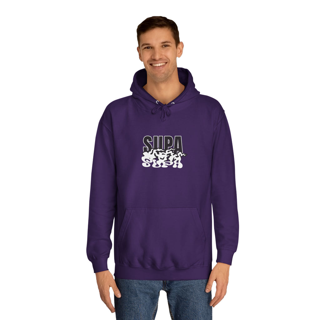 Trendy Unisex Hoodie with 'SUPA' Design | Casual Wear, Apparel, Street Style, Gift, Cozy Fashion