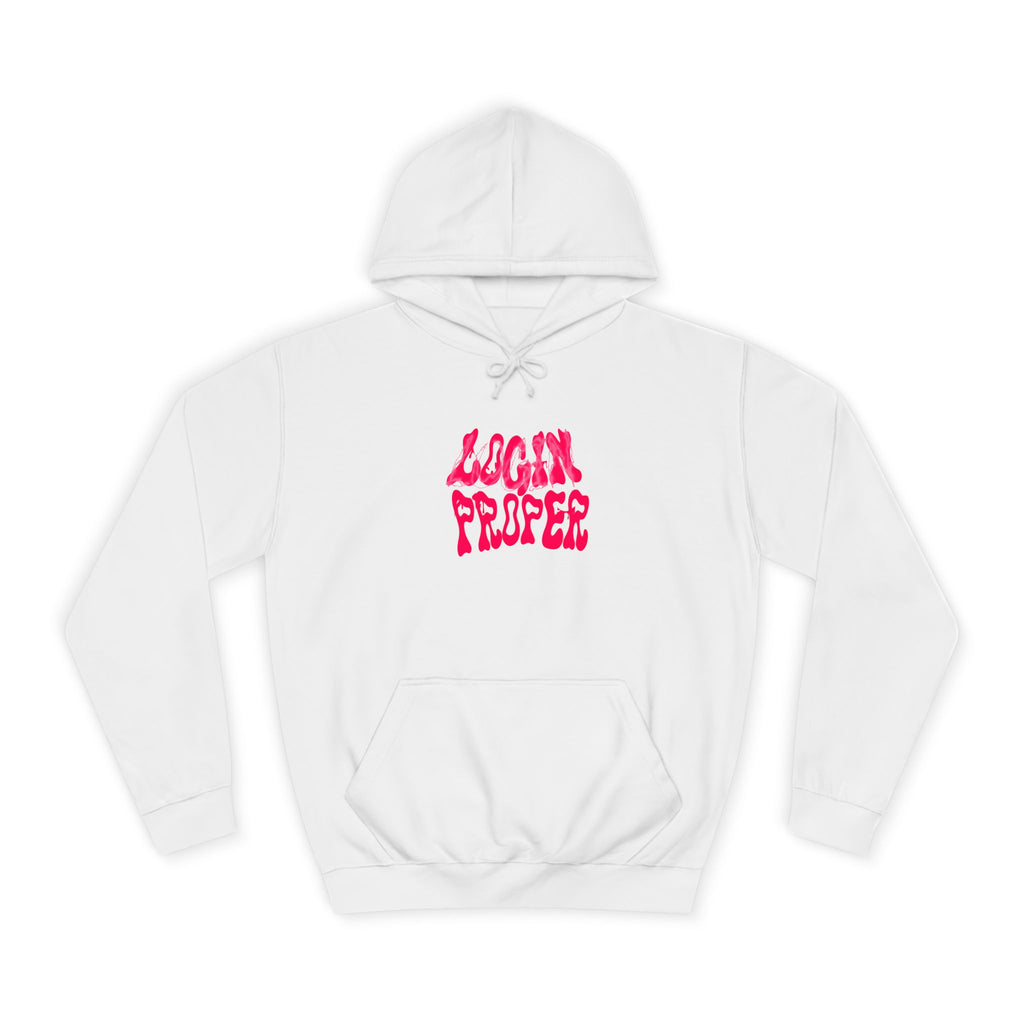 Trendy Unisex Hoodie - 'LOGIN PROPER' Graphic Sweatshirt for, Casual Wear, Gifts' Events, Street Style