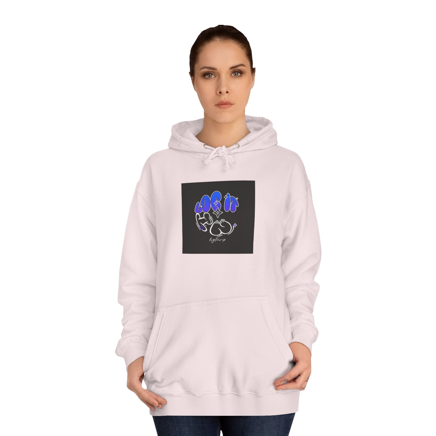 Unisex Log it in Hoodie with Colorful Designs, Cozy Sweatshirt,Trendy Gift for Casual Wear