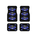 Proper Strategic Logo Car Mats (Set of 4) — Black & Blue Custom Auto Floor Mats