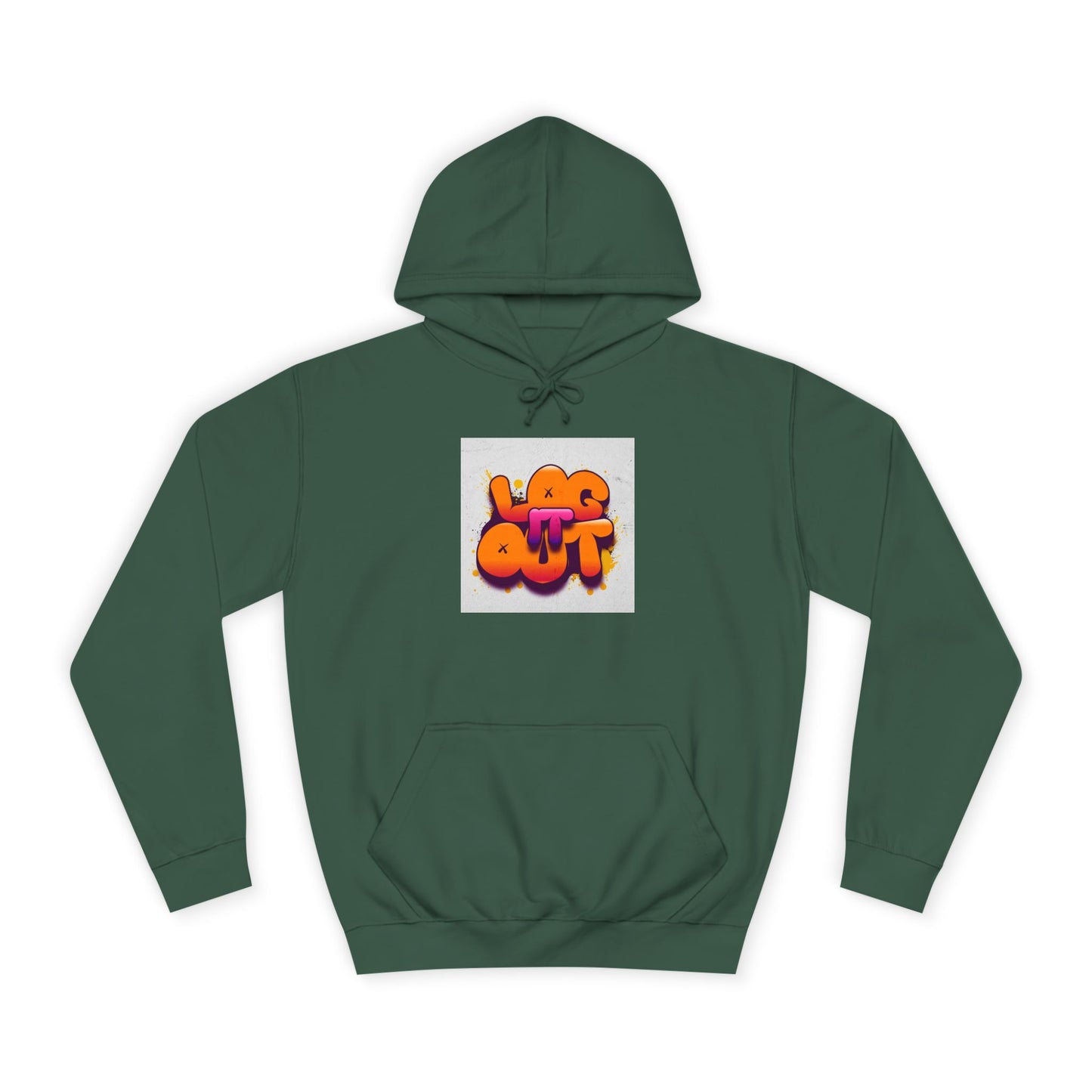 Vibrant Unisex Log it out Hoodie - Trendy, Comfortable Streetwear, Ideal for Life, Casual Outings, Gifts, and more!