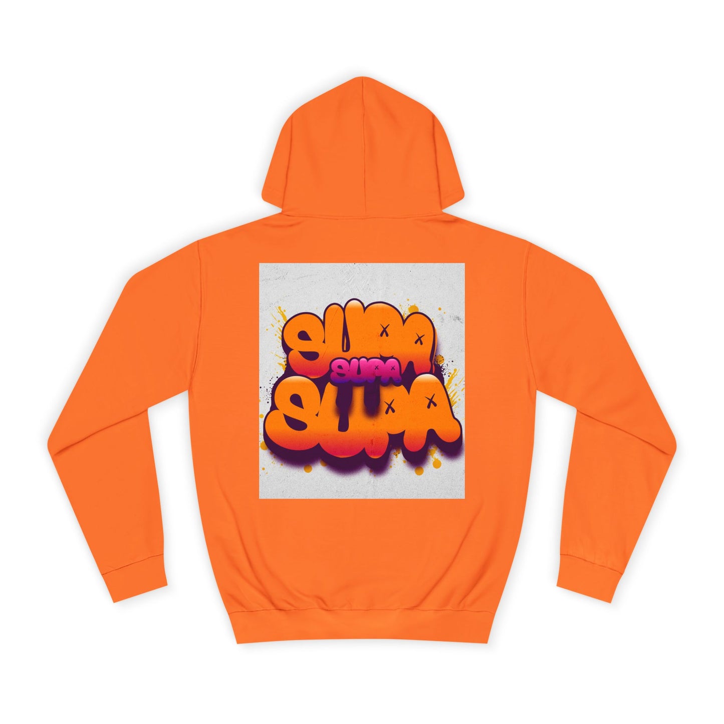Vibrant Unisex Supa Supa Hoodie with Graffiti Design, Streetwear, Casual Wear, Gift, Fall Fashion, Trendy Spirit