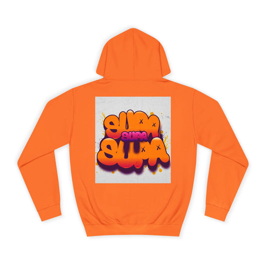 Vibrant Unisex Supa Supa Hoodie with Graffiti Design, Streetwear, Casual Wear, Gift, Fall Fashion, Trendy Spirit