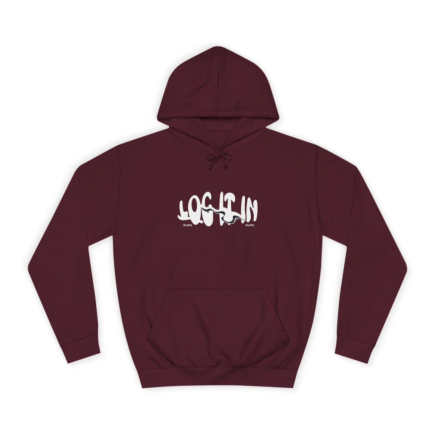 Minimalist Unisex Log it in Hoodie with Design