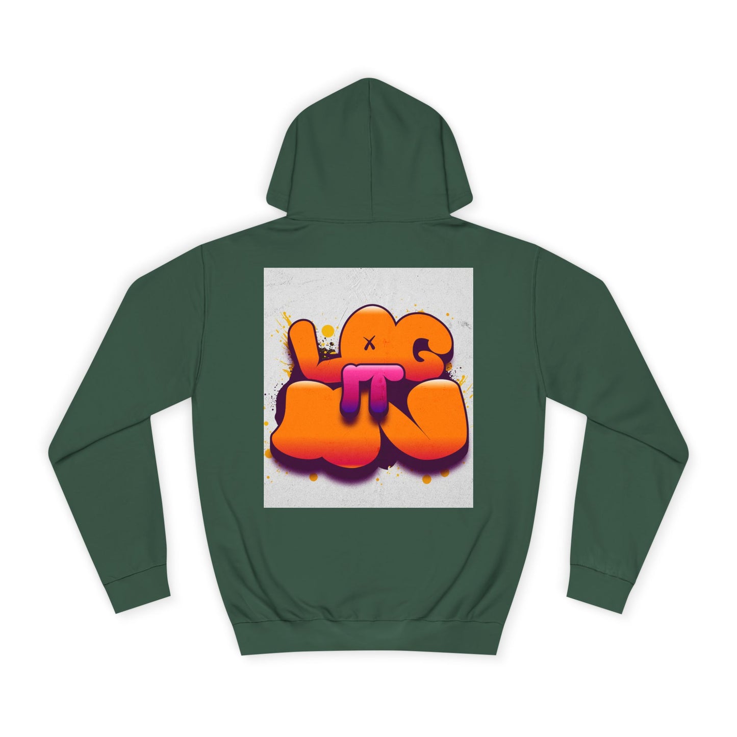 Vibrant Graffiti Log it in Hoodie, Trendy Sweatshirt, Casual Streetwear, Unique Gift, Artsy Apparel