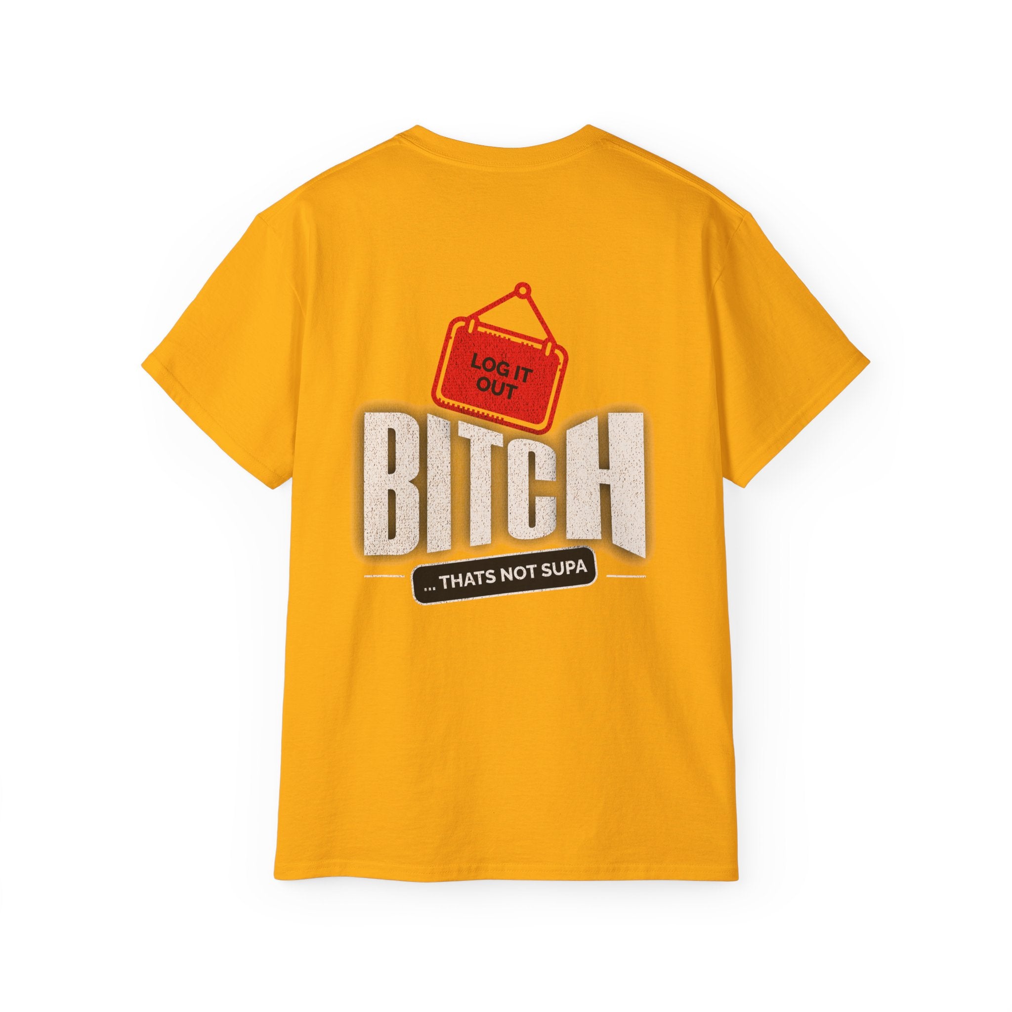 Graphic Tee —  (Log It Out)" Vintage Sign Shirt