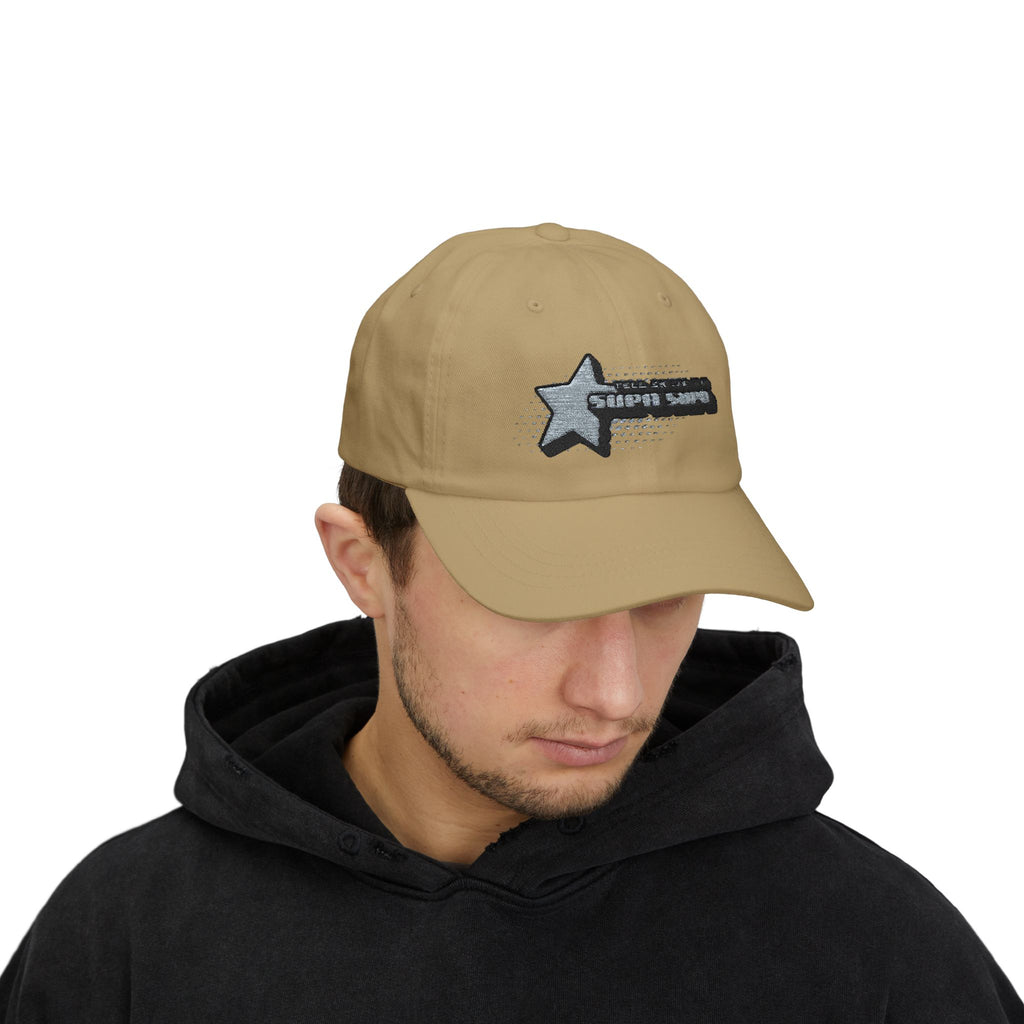 Shooting Star Embroidered Cap — 'Tell em log it in' Hat