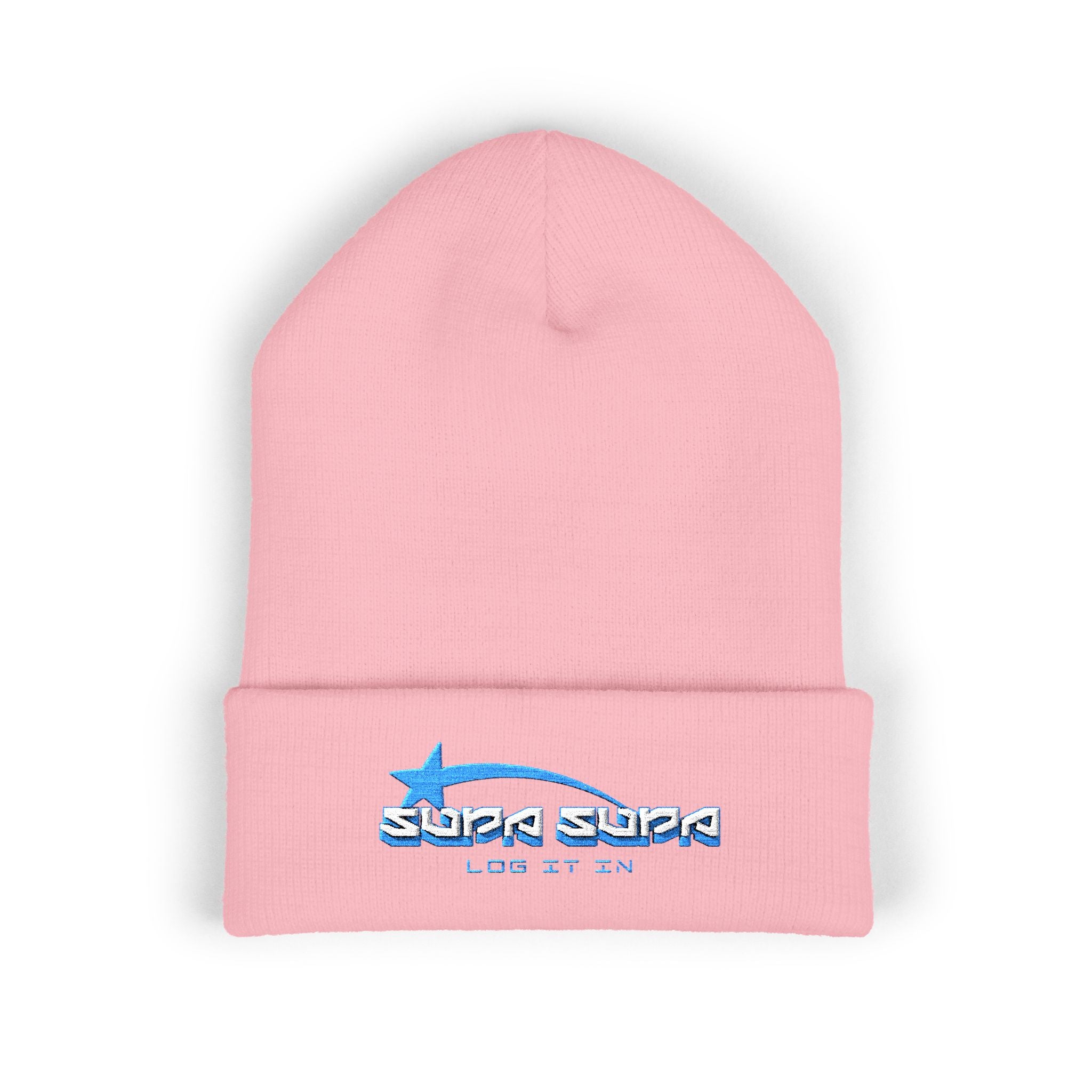 "Supa Supa" Classic Cuffed Beanie (Embroidery)