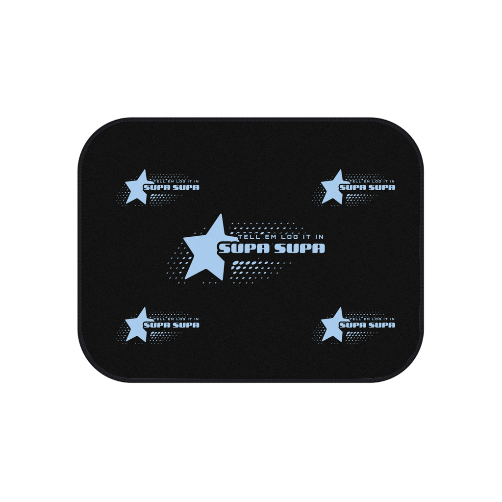 "Tell em log it in" Car Floor Mats (Set of 4) — Black Custom Car Mats