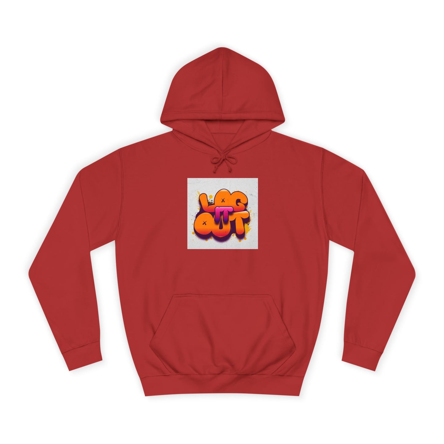Vibrant Unisex Log it out Hoodie - Trendy, Comfortable Streetwear, Ideal for Life, Casual Outings, Gifts, and more!