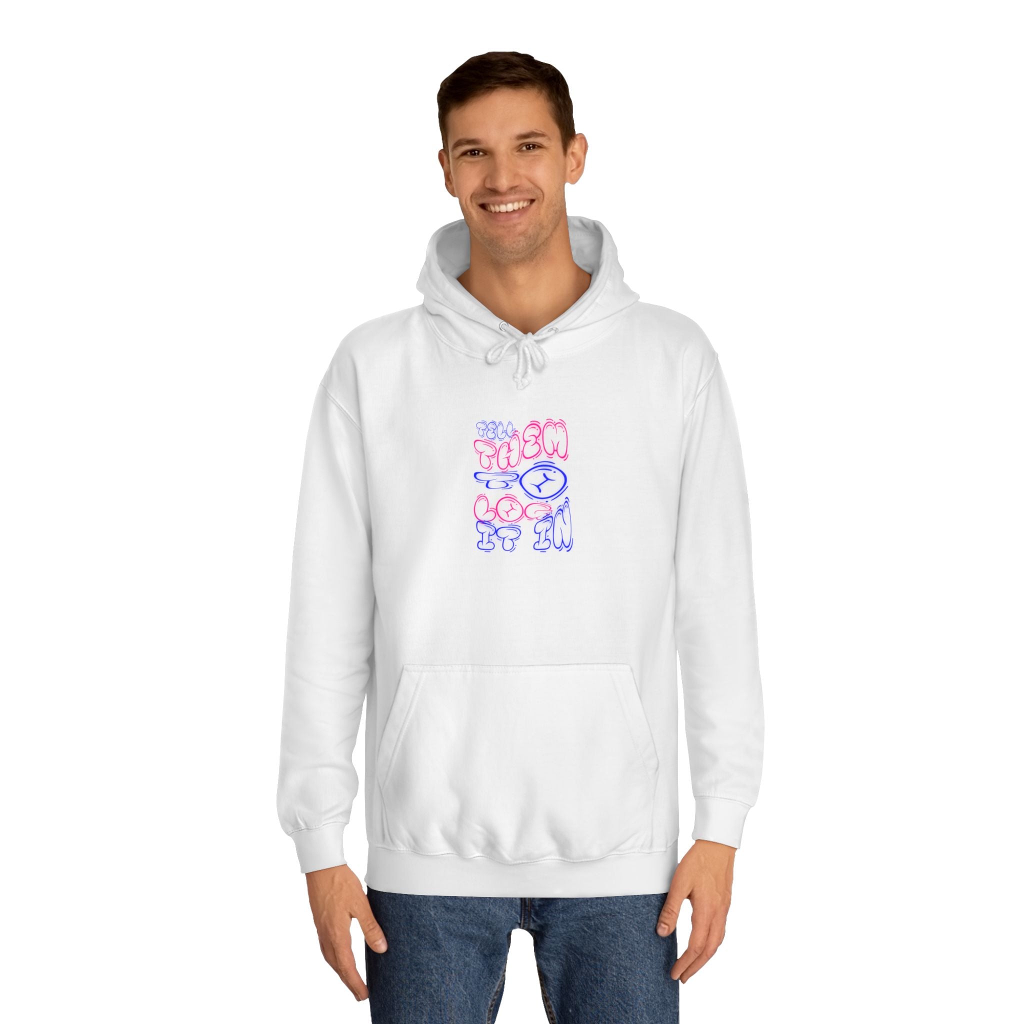 Chill Vibes Log it in Hoodie | Cozy Unisex Sweatshirt, Gifts for Graduates, Apparel, Everyday Comfort