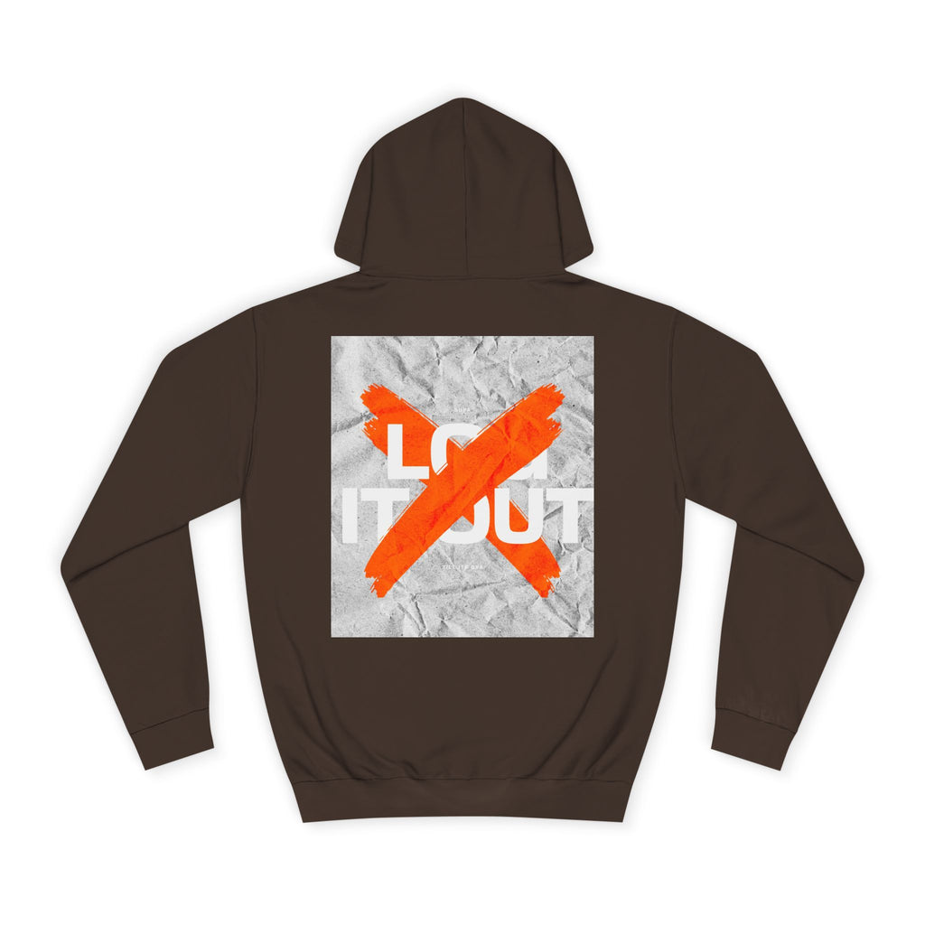 Trendy Unisex Hoodie - Stylish Graphic Sweatshirt, Casual Wear, Gifts, and Everyday Comfort - 'Log it Out' Design