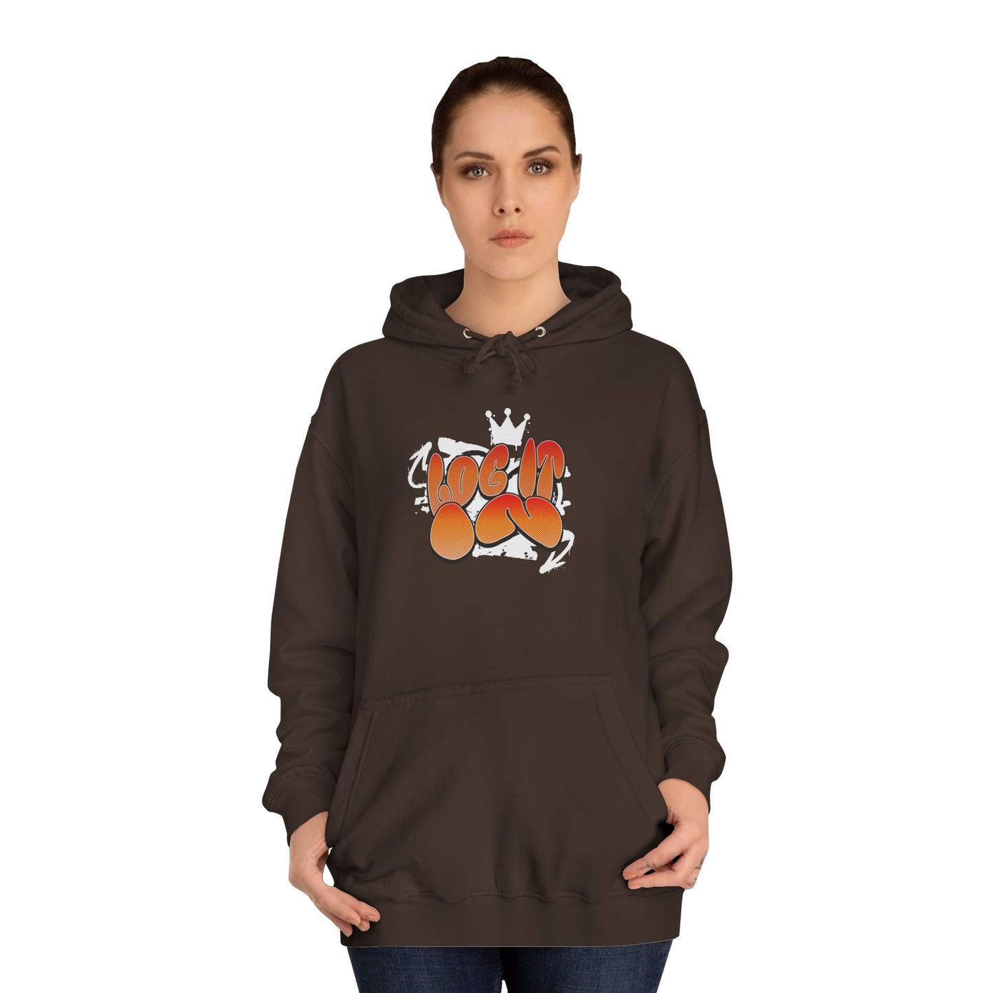 Vibrant Unisex Hoodie - 'Log In' Design