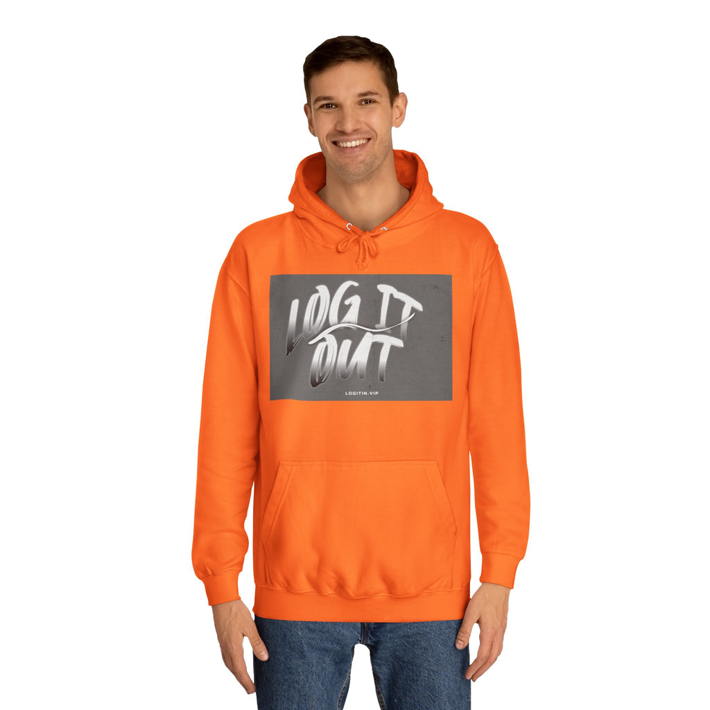 Stylish Unisex log it out Hoodie | Casual Wear, Trendy Design, Perfect Gift, Daily Comfort, College Apparel