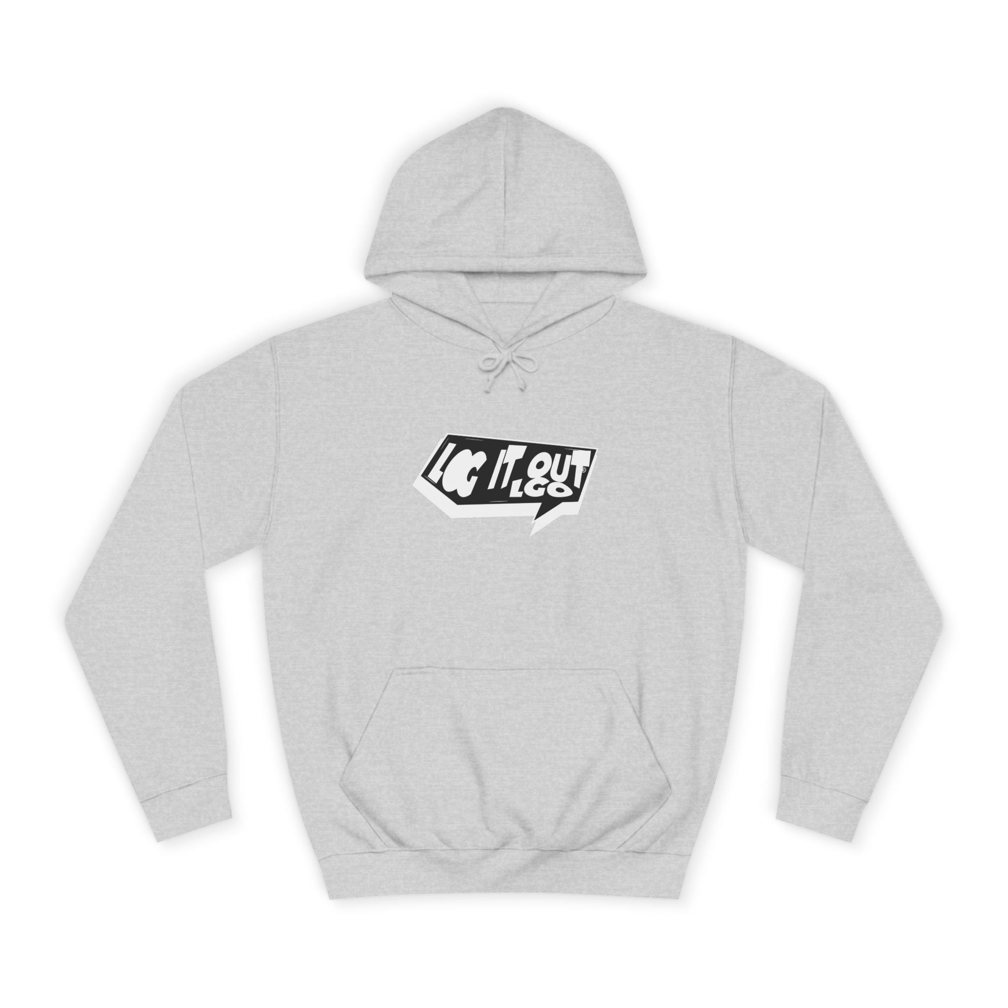 Chill Vibes Unisex Log it out Hoodie - Perfect for Campus Wear, Gifts, Casual Outfits, Fall/Winter Style, Cozy Fashion