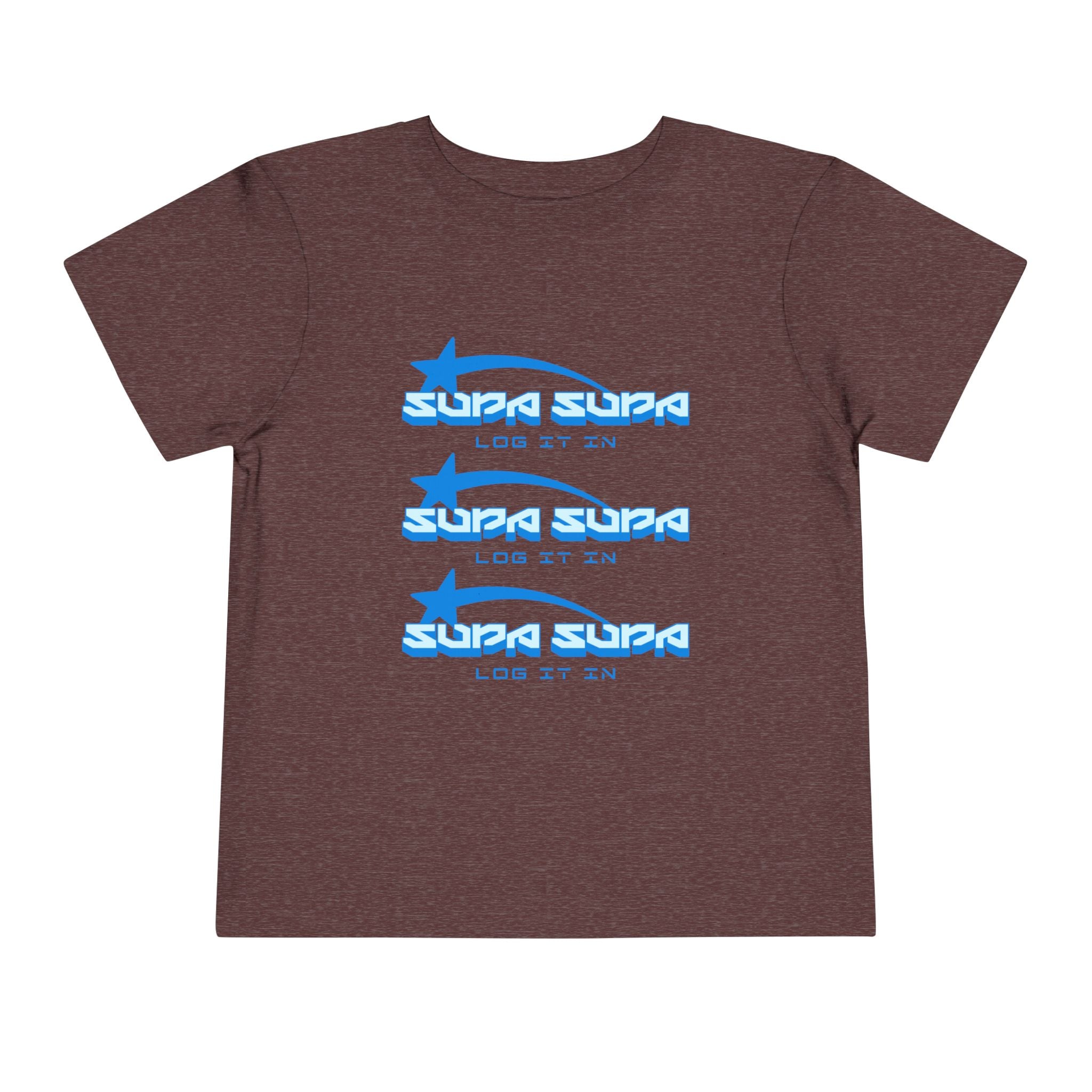 Toddler Tee — Blue Star 'Supa Supa' Graphic Shirt