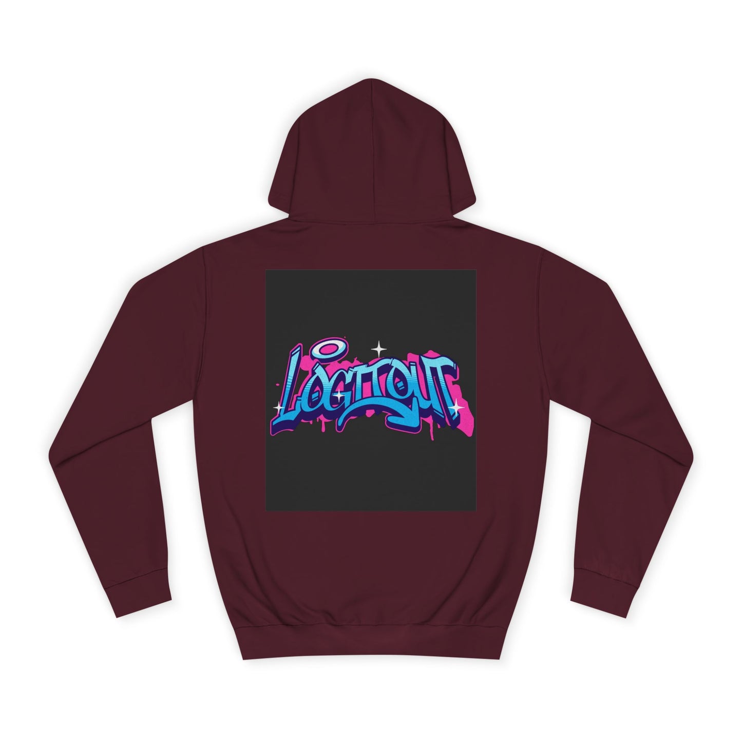 Unisex Hoodie with Colorful Graffiti Design - Trendy Streetwear, Perfect for Life, Gift, Casual Wear