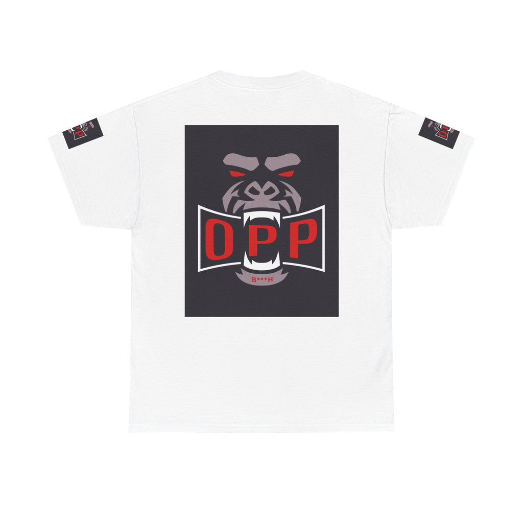 Gorilla OPP Graphic Tee — Bold Red & Black Urban Streetwear Shirt