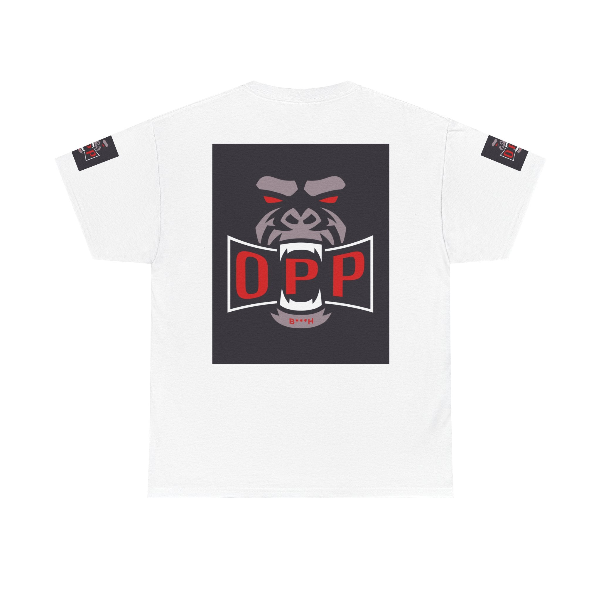 Gorilla OPP Graphic Tee — Bold Red & Black Urban Streetwear Shirt